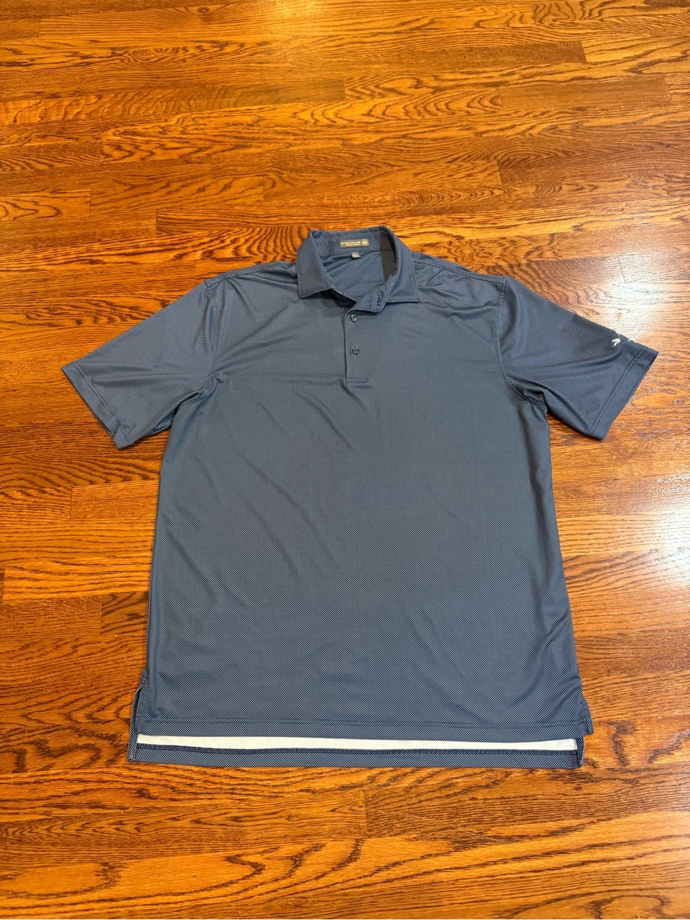 Peter Millar Summer Comfort Blue Golf Men’s Large Polo Shirt
